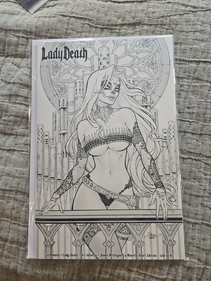 NEW 2024  LA MUERTA LADY DEATH: INFERNO  DAWN MCTEIGUE Pearl  Edition LTD 45