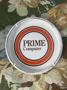 Rare Vintage PR1ME Computer Company 1970s Ashtray Promotional Smoking