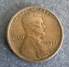1911-S Lincoln Wheat Cent 1c - Nice VF Cent