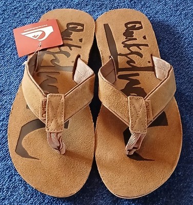 Quicksilver Suede Sandals Arch Support Mens Size 9 Narrow 