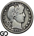 1895-O Barber Half Dollar, Tough VG++ Better Date