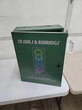 Vintage Metal Wall Cabinet CR Seals and Bearings Hardware Parts Cabinet