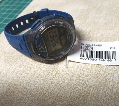 Casio Collection Unisex Armbanduhr Uhr W-734 Blau Ungetragen mit Etikett Neu!