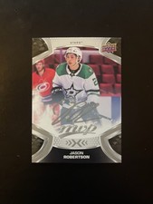 Jason Robertson Silver Auto Script Parallel #209 - 2021-22 Upper Deck MVP