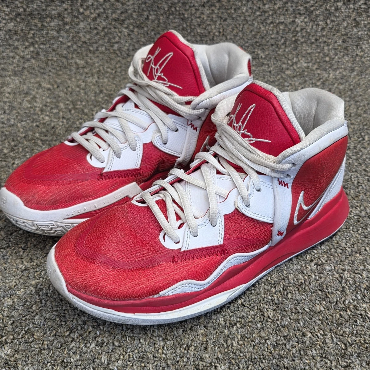 Nike Kyrie 8 White University Red | eBay