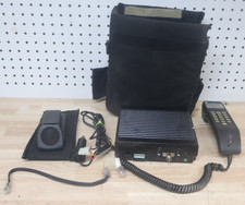 Vintage NovAtel 8305A Bag Phone Cellular Car Phone Complete Set W/ Case  Cords
