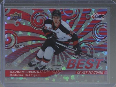 2023-24 Upper Deck CHL Best Is Yet To Come Red 58/125 Gavin Mckenna #BYC-30 1t90