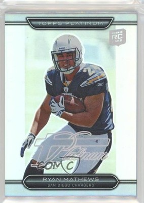 2010 Topps Platinum Rookie Variations Ryan Mathews #36 RC d4e