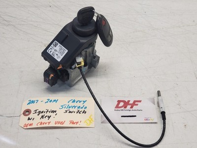07 08 09 10 11 12 13 Silverado Sierra Ignition Switch Lock Cylinder Key 26086203