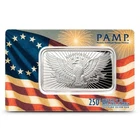 1 oz PAMP Suisse 250th Anniversary of the United States of America Silver Bar