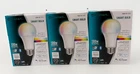 3 Pack EcoSmart 100W Smart LED Bulb A21 WiFi 1600 Lumens RGB Alexa Google