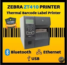 ✅Zebra ZT410 Industrial Thermal Label Printer, 4-Inch, 203dpi, USB, LAN!🔥⭐