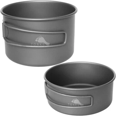 TOAKS Titanium 550ml Outdoor Camping Cooking Bowl