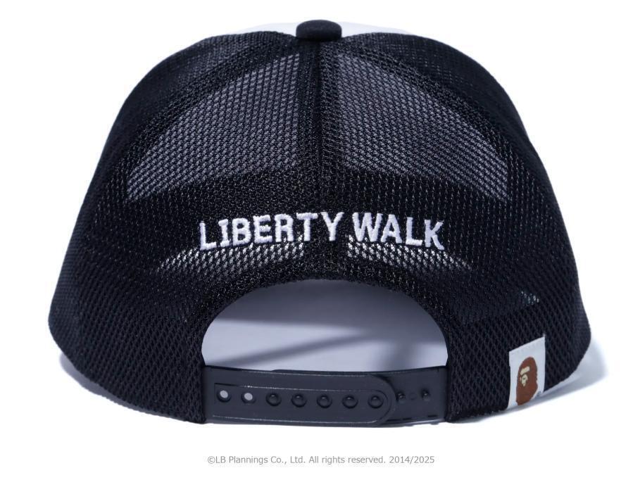 Bape Liberty Walk LBWK bathing ape mesh cap 2025 black free Bape Liberty Walk LBWK bathing ape mesh cap 2025 black free