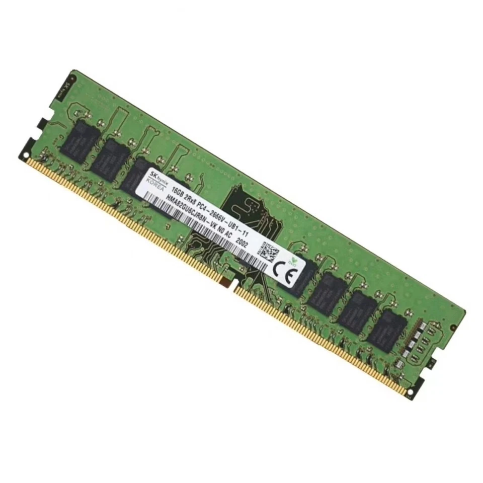 New Hynix DDR4 32GB ( 2X16GB ) 2666MHz PC4-21300 2RX8 UDIMM Desktop Memory Ram - Image 4 of 4