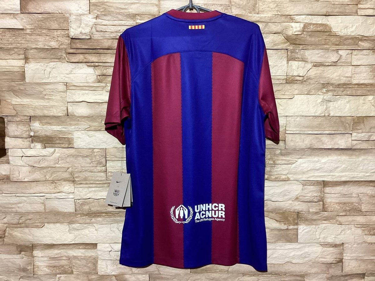 BARCELONA 2023 2024 Home Football Shirt Soccer Jersey Nike Sz M (2