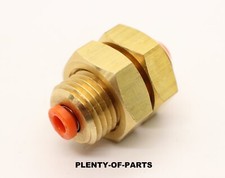 SMC KQ2E01-00A Bulkhead Union Fitting 1/8" One-Touch Tube Fitting