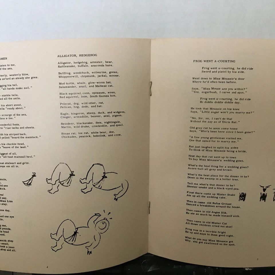 Pete Seeger  LP    Birds Beasts Bugs And Little Fishes  / BOOKLET - Image 4 of 4