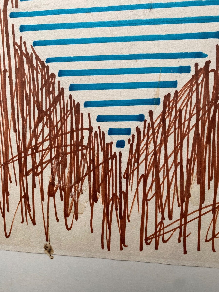 70's VTG Postmodern Original Art 