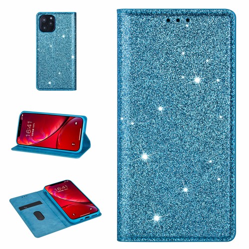 Bling Glitter Magnetic Wallet Stand Case For iPhone 16/15/14/13 Pro/12/11/XS/XR - Picture 5 of 17