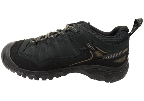 Brand New Keen Mens Targhee Iv Waterproof Hiking Shoes Triple Black - Picture 4 of 6