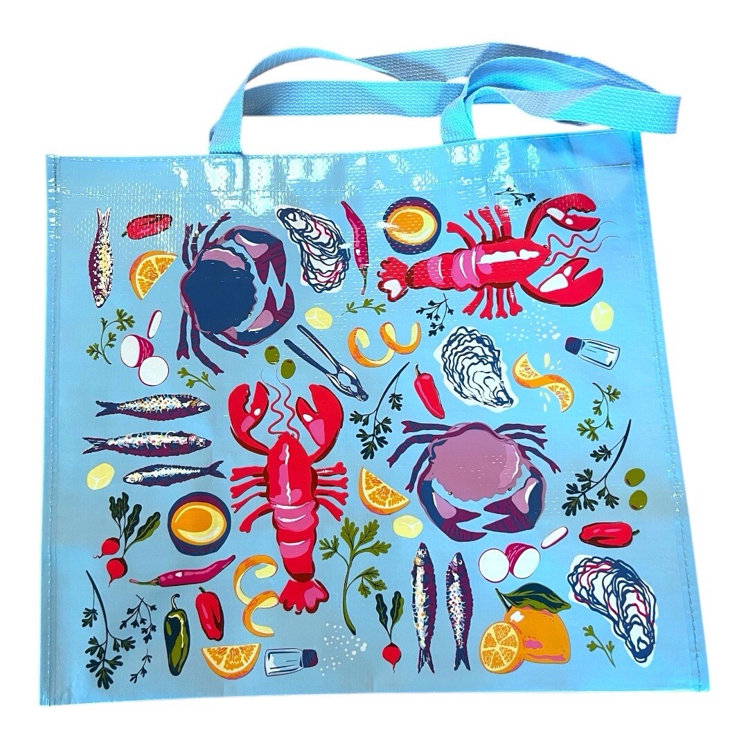 Vera Bradley Market Reusable Tote, Seafood Boil, NEW