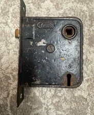 Vintage Yale Mortise Lock Door Hardware Salvage Skeleton Keyhole - NO KEY