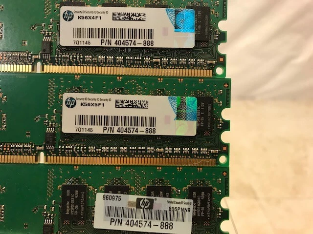 HYMP112U64CP8-S6 Hynix 3GB (3x1GB) PC2-6400U Desktop Memory 404574-888 - Image 3 of 3