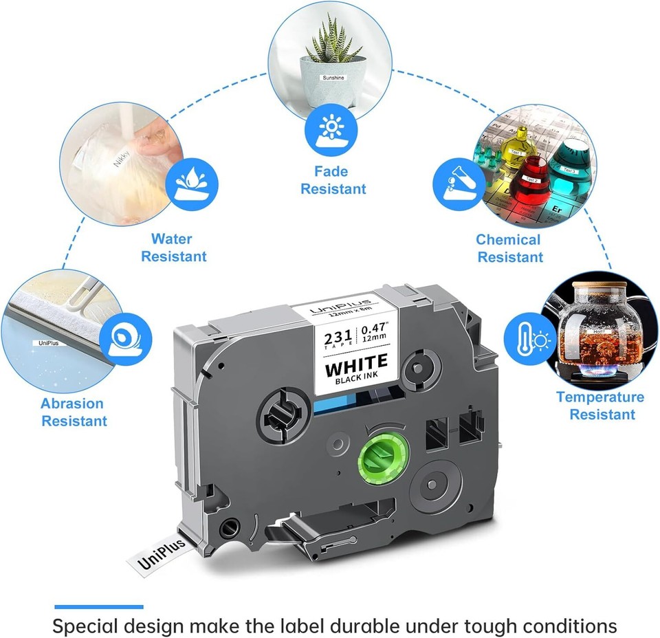 YUANQIMM Confezione Da 6 Nastri Compatibili Con Brother TZe-231 - Foto 12