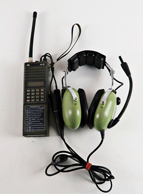 Bendix King KX99 Aviation Radio Handheld Receiver Untested David Clarke H10-20