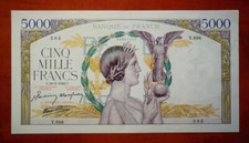 France 5000 Francs 1942 XF+