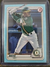  2020 Bowman Draft Base Paper Sky Blue #499 #BP-138 JORGE MATEO A'S 5