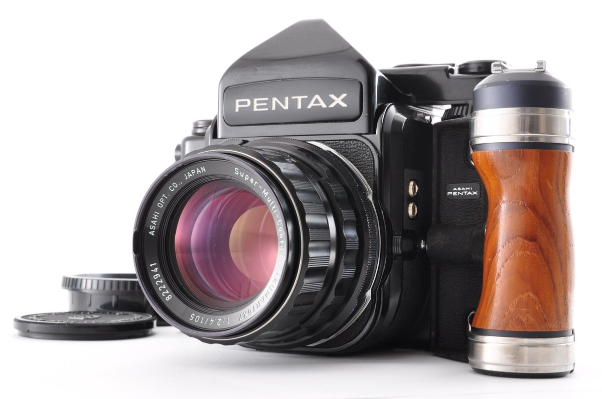 フィルムカメラ PENTAX 67 TTL+smc PENTAX 67 1:2.4 105mm SMC Pentax 67 105mm F/2.4 Lens With Box #50349L7 – IROHAS SHOP