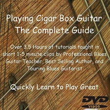 Cigar Box Acoustic Electric Guitar 3 String Tutorial DVD