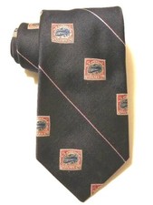 Smithsonian Institution Airmail Invert 2 Cent Stamp Neck tie Vintage