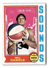 1974-75 Topps #192 Mel Daniels