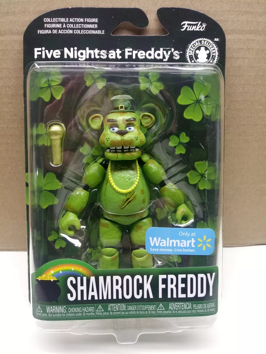 Action Figure: Five Nights at Freddy's - Shamrock Freddy (Walmart  Exclusive) 