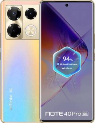 Infinix Note 40 Pro 5G werkseitig entsperrt Dual SIM 8GB RAM 256GB GLOBAL...