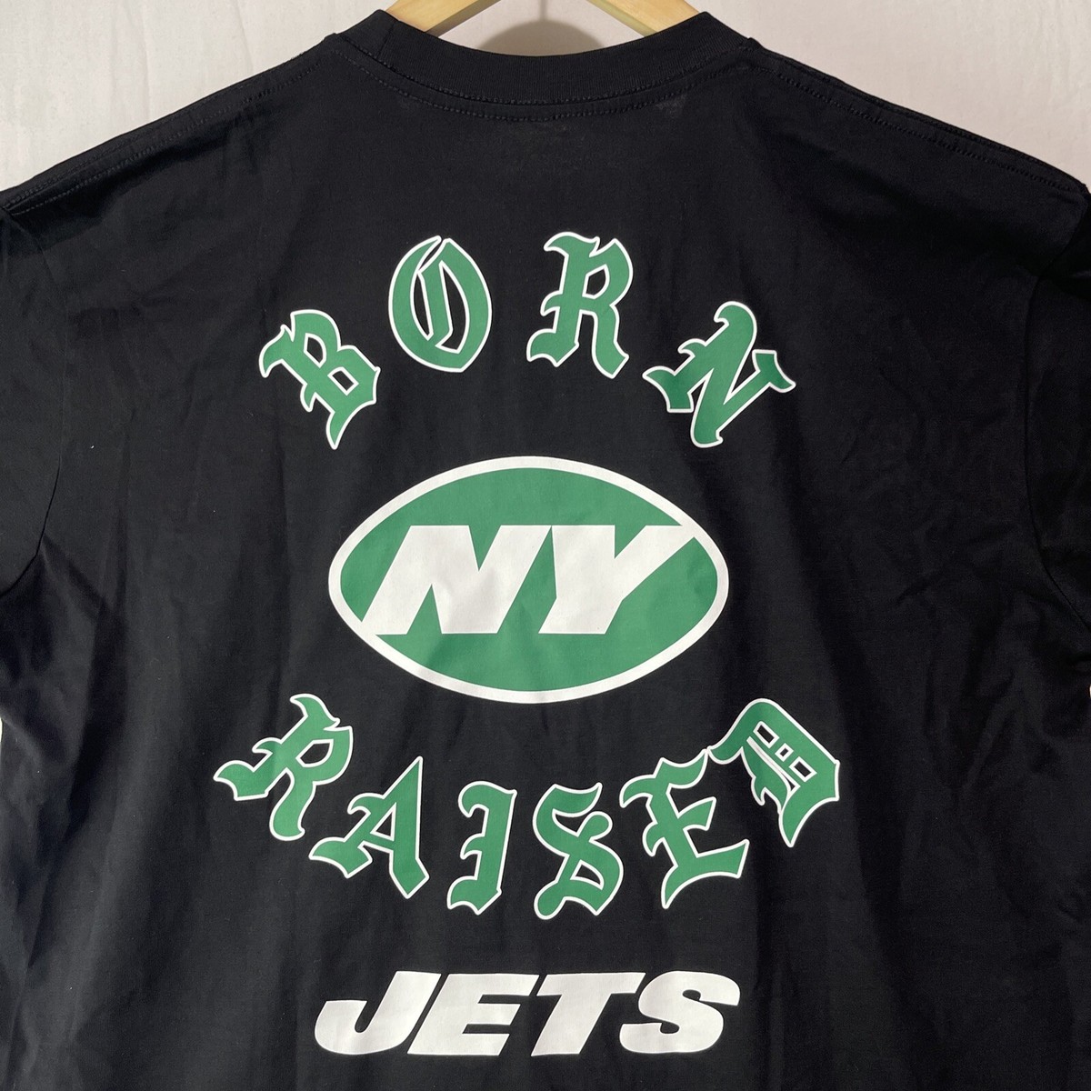 NFL× BORN X RAISED × NY JETS コラボT /2XL 黒 Unisex Born x Raised Black New York Jets T-Shirt