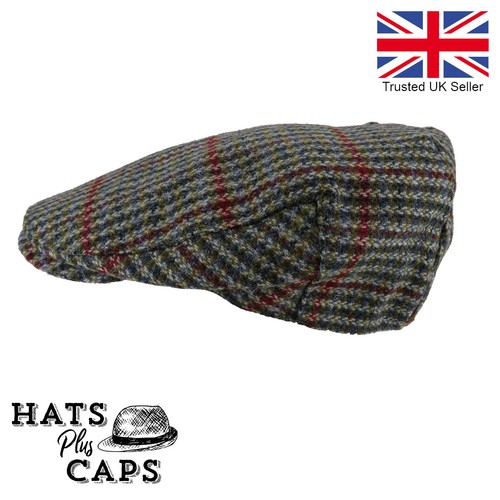 British Tweed Flat Cap Houndstooth 
