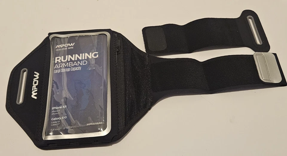 Cell Phone Exercise Armband Case holds variety of phones. Sportsband 6"X3" - Image 3 of 4