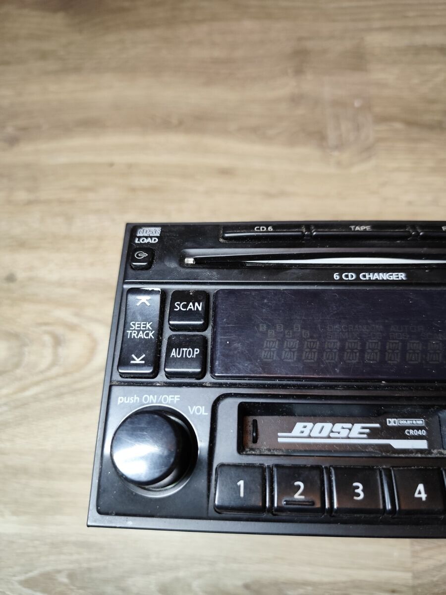 02-03 Nissan Pathfinder Bose Radio 6 CD Cassette Player 02-03 Nissan Pathfinder Bose Radio 6 CD Cassette Player