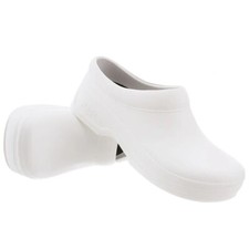 KLOGS SPRINGFIELD WHITE Work Shoe Clog SlipOn Slip Resistant Nurse Kitchen Life