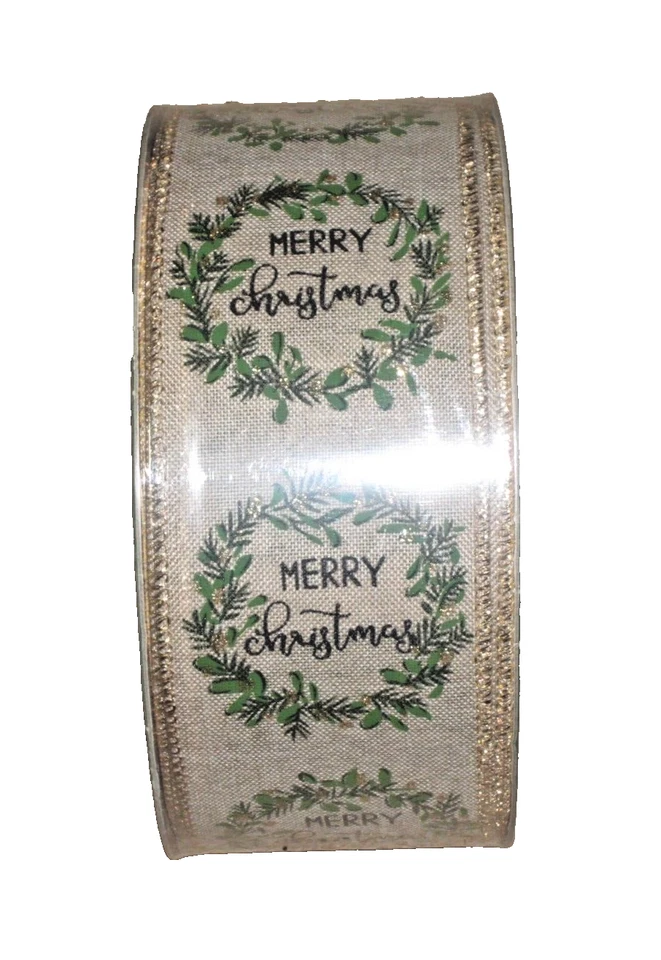 NEW Member's Mark 50 Yards Wired Edge Premium Ribbons Assorted 1.5"W & 2.5"W - Image 3 of 4