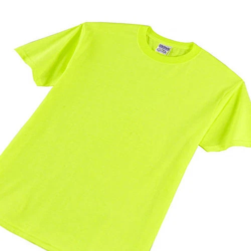 gildan 5000 safety green