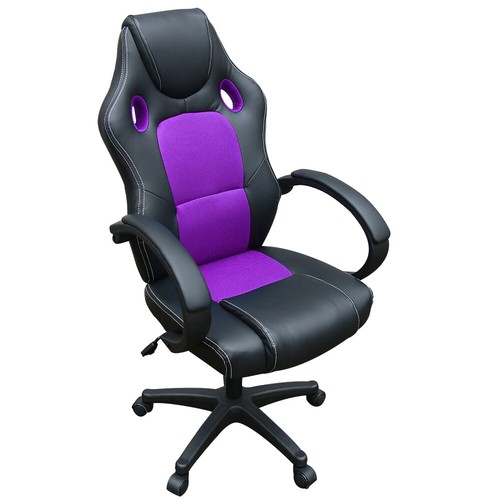 Luxury Executive Race Gaming Office Chair Gas Lift Swivel PC Computer Desk Chair - Picture 178 of 195