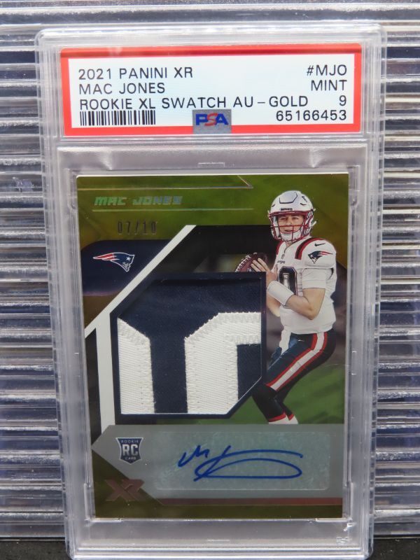 Mac Jones Panini XR Rookie XL Swatch Autographs #MJO Base