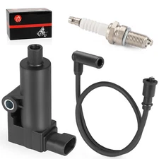 Ignition Coil & Spark Plug w/ Wire Cap for Hisun UTV 250 400 450 500 MSU 400 500