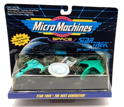 Micro Machines SPACE STAR TREK #3 ST THE NEXT GENERATION 1993 Galoob SEALED NEW - Image 1 of 3