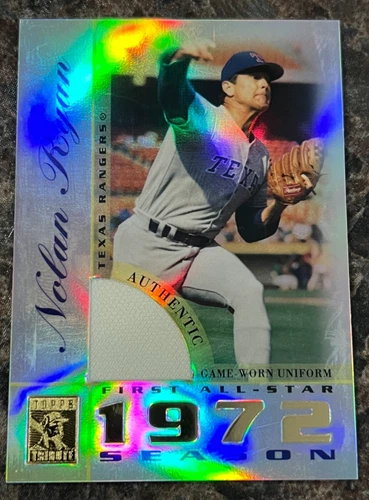 Nolan Ryan 2003 Topps Tribute Perennial All Star Texas Rangers Jersey Card Tr-Nr